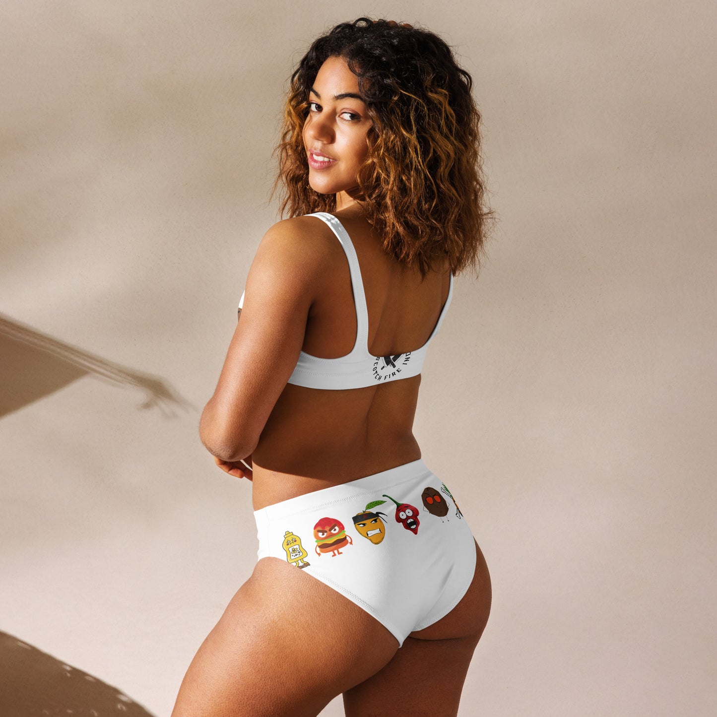 HOT TROPICS high-waisted bikini