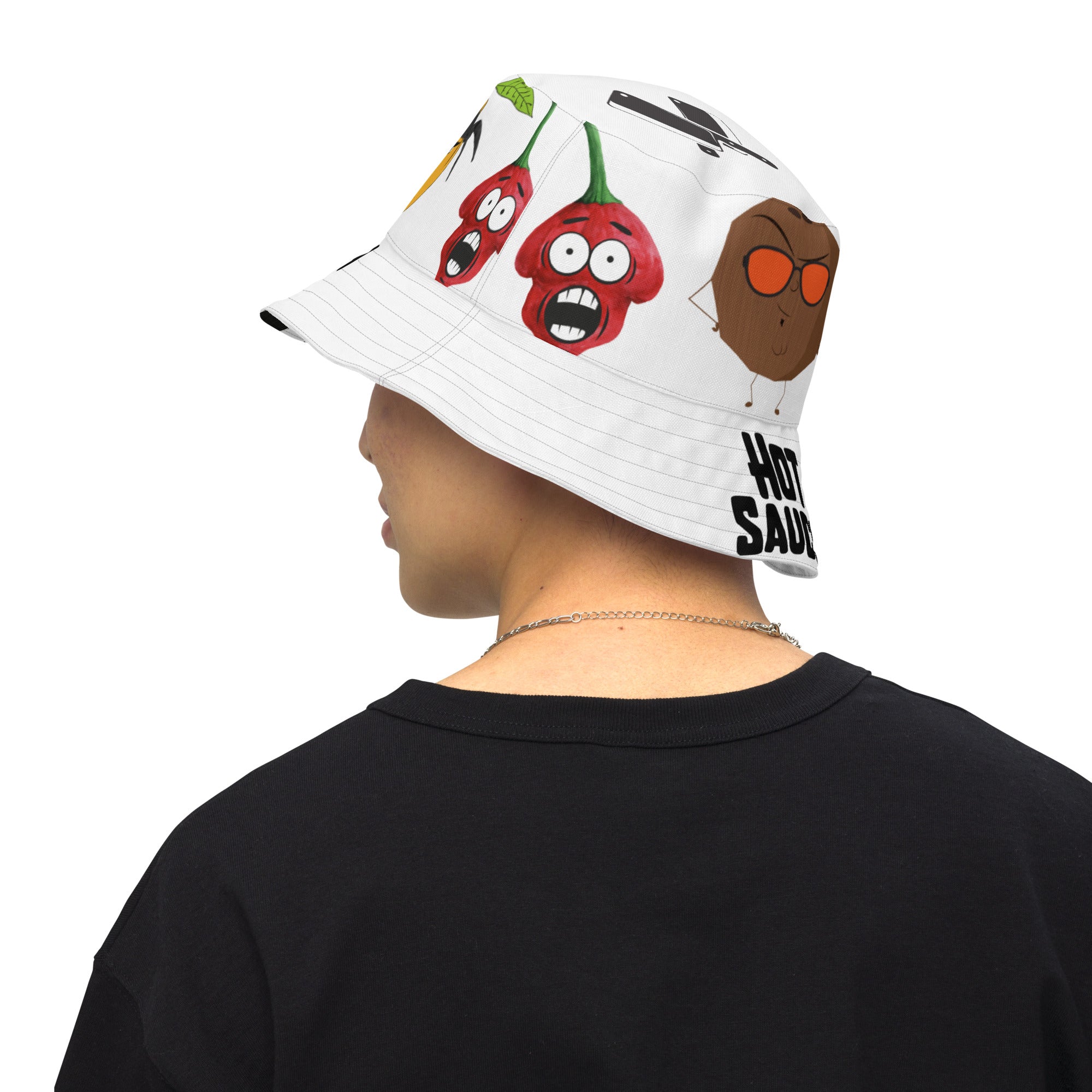 Reversible bucket hat